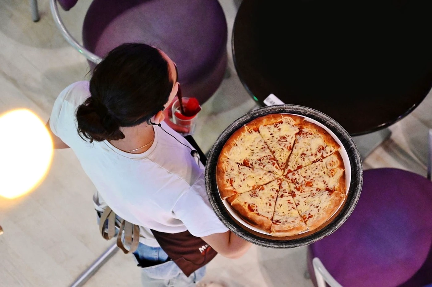 Pizza στο Bowling City Club Veria